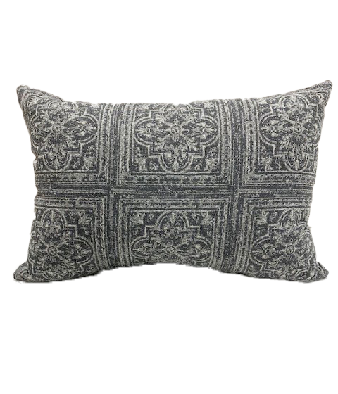 21″X13″ Restoration All Outdoor Woven Pattern Lumbar Pillow Clearance