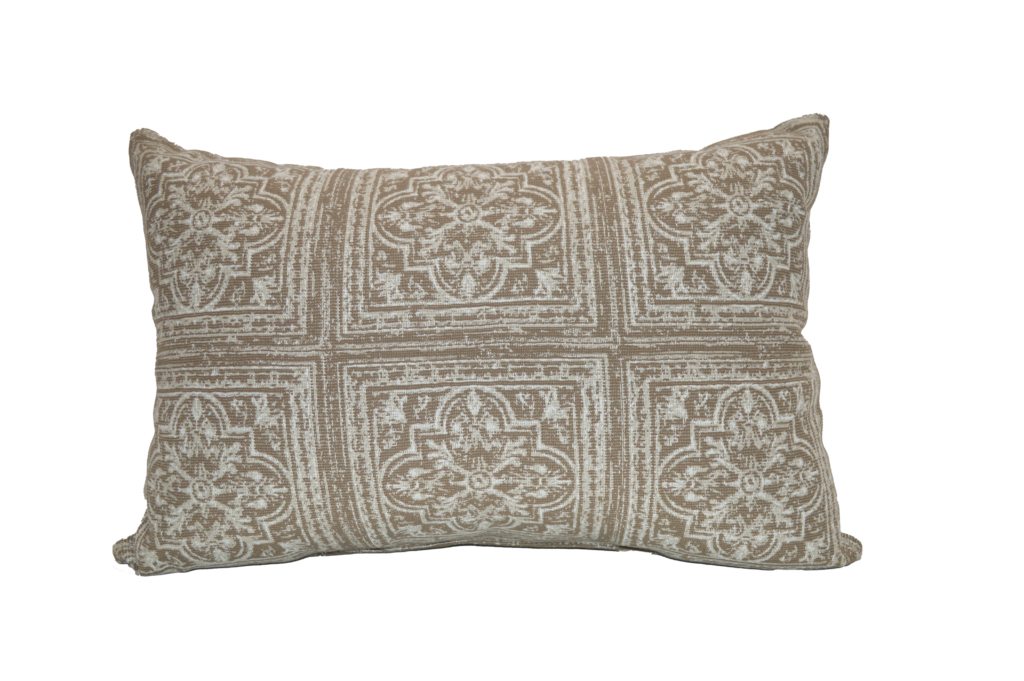 21 X13 Restoration All Outdoor Woven Pattern Lumbar Pillow Cushion Connection