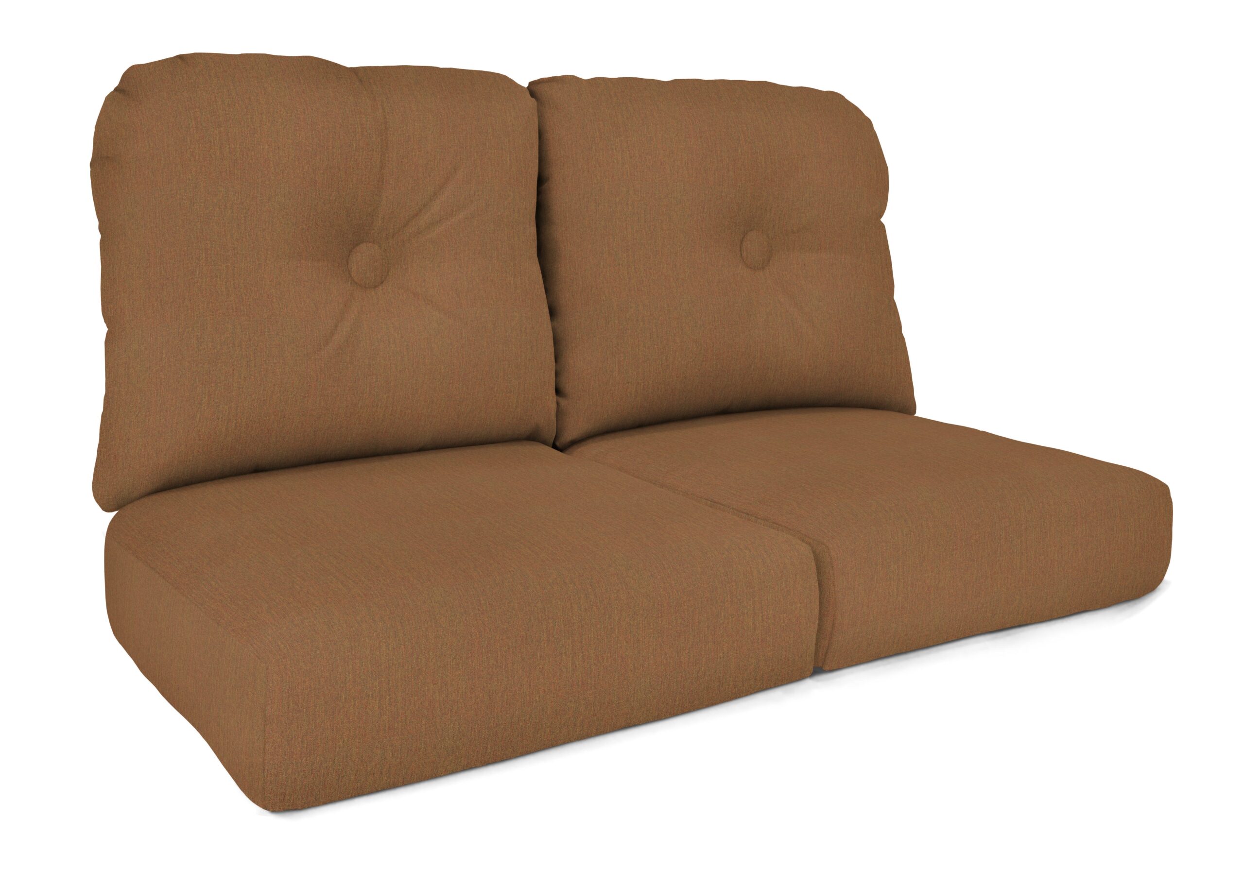 North Cape Intl. Charleston (Cush 600LS) Style Loveseat Cushion CanvasTeak Clearance