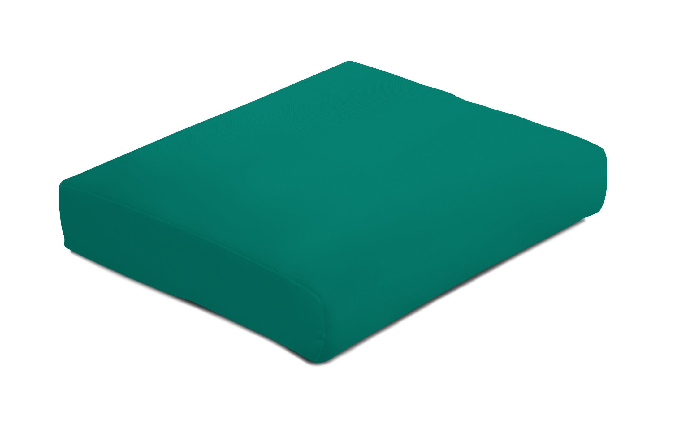 North Cape Intl. Charleston (CUSH600) Ottoman Cushion Canvas Teal Clearance