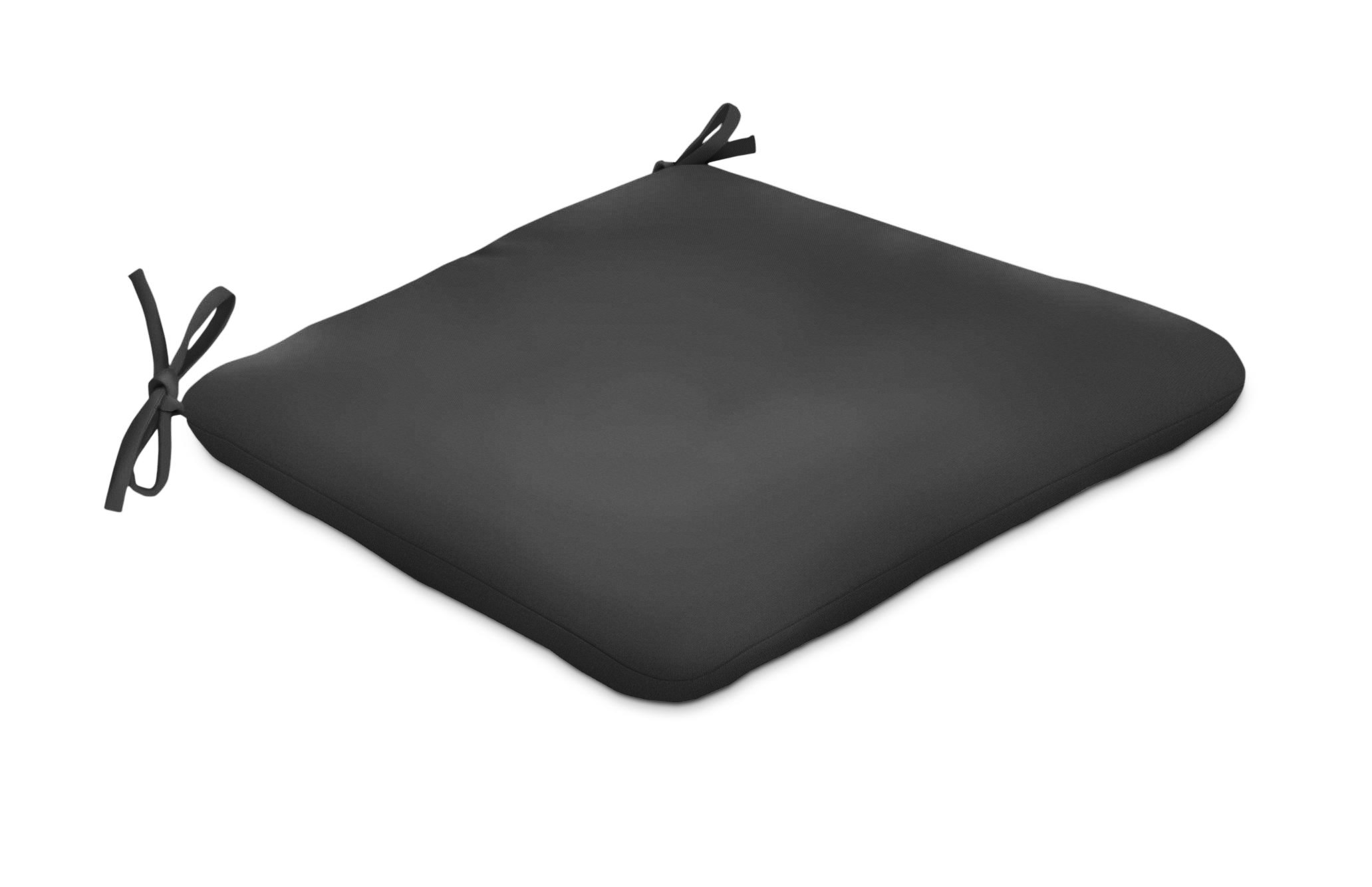 20.5/18 x 18 Tapered Seat Pad Canvas Black Clearance