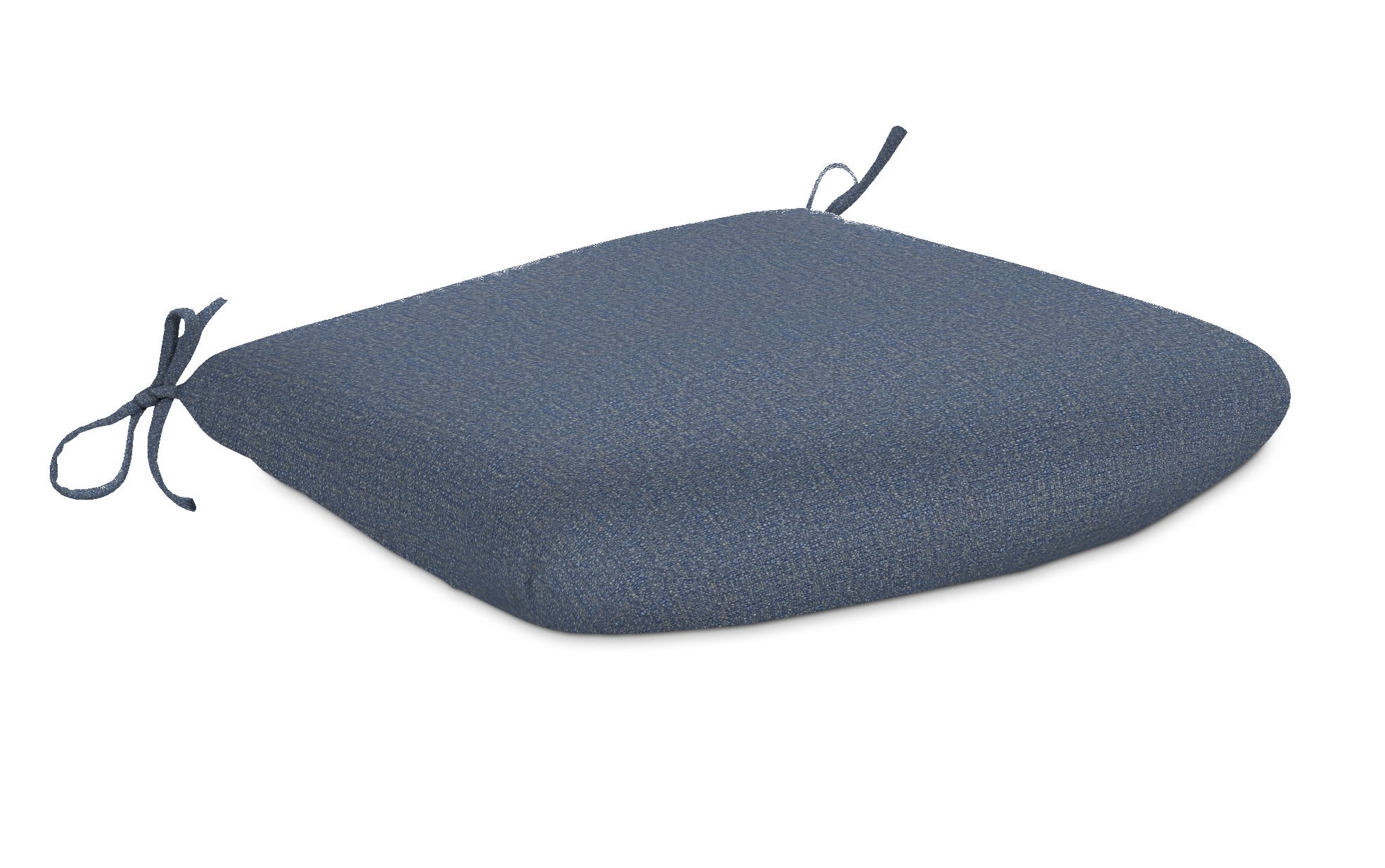 20.5/18 x 18 Curved Front Tapered Seat Pad O’Fiddle Blue/Gray Clearance