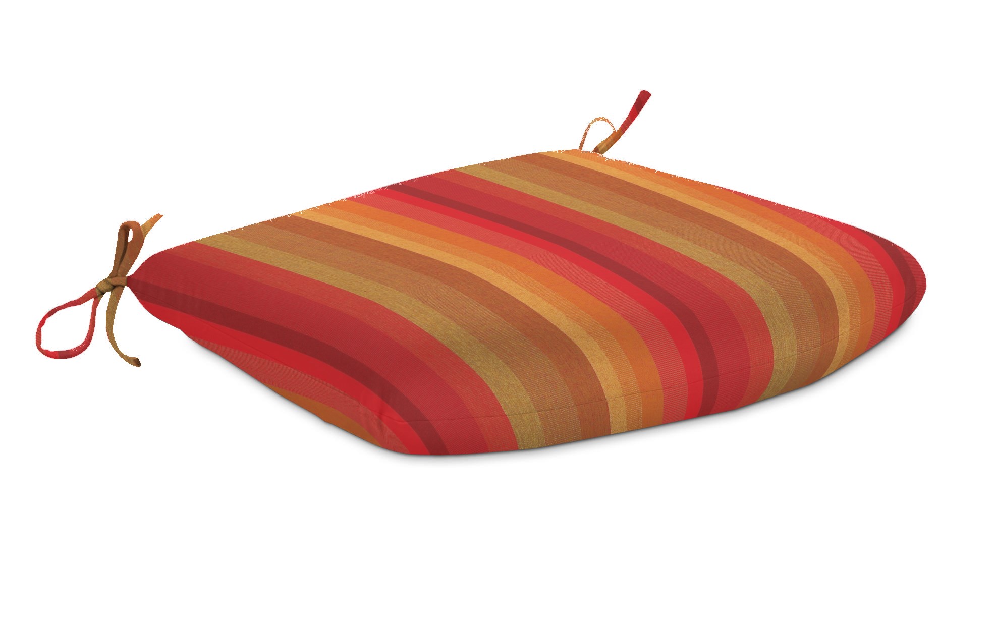 20.5/18 x 18 Curved Front Tapered Seat Pad Astoria Sunset Clearance