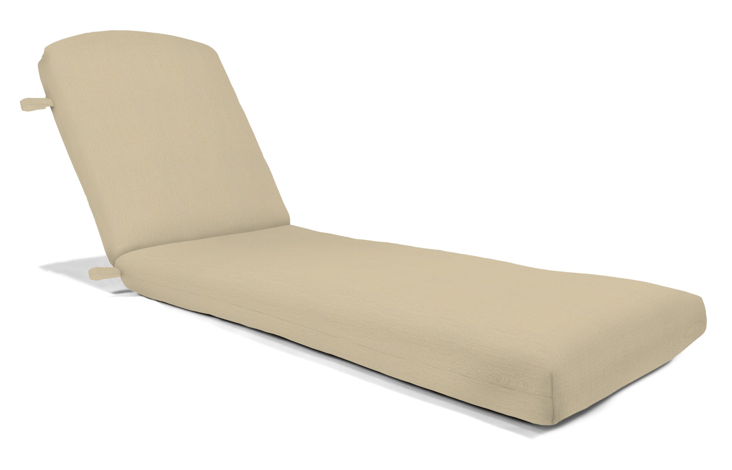 81 x 23 Deluxe Cast Aluminum Chaise Cushion Spectrum Sand Clearance