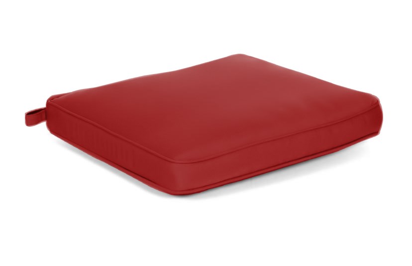 20 x 17 Hanamint Newport Dining Cushion Canvas Jockey Red Clearance