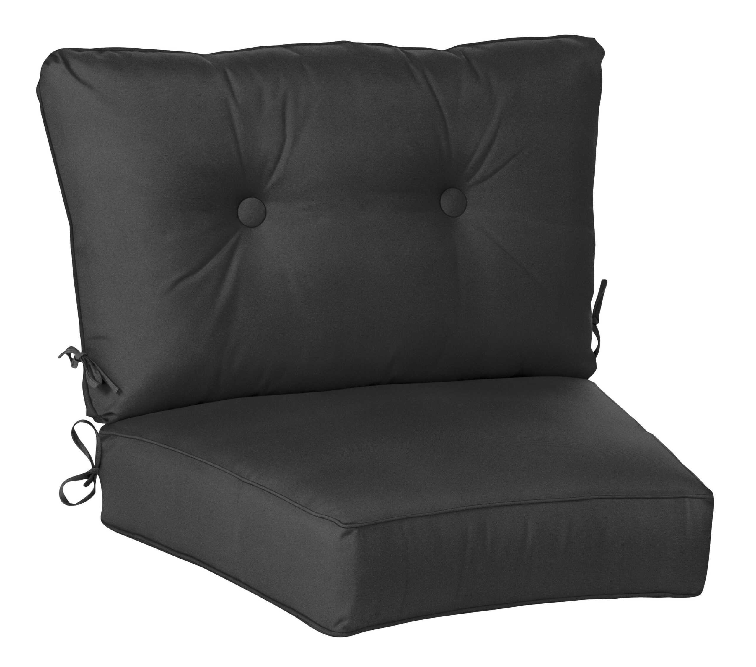 Hanamint Estate Curved Deep Seating Canvas Black Clearance