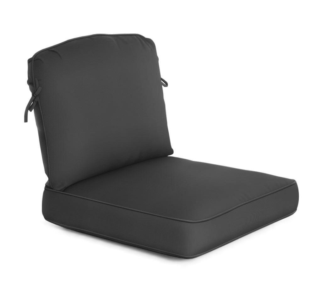 Gensun Lounge Chair Cushion Canvas Blak Clearance