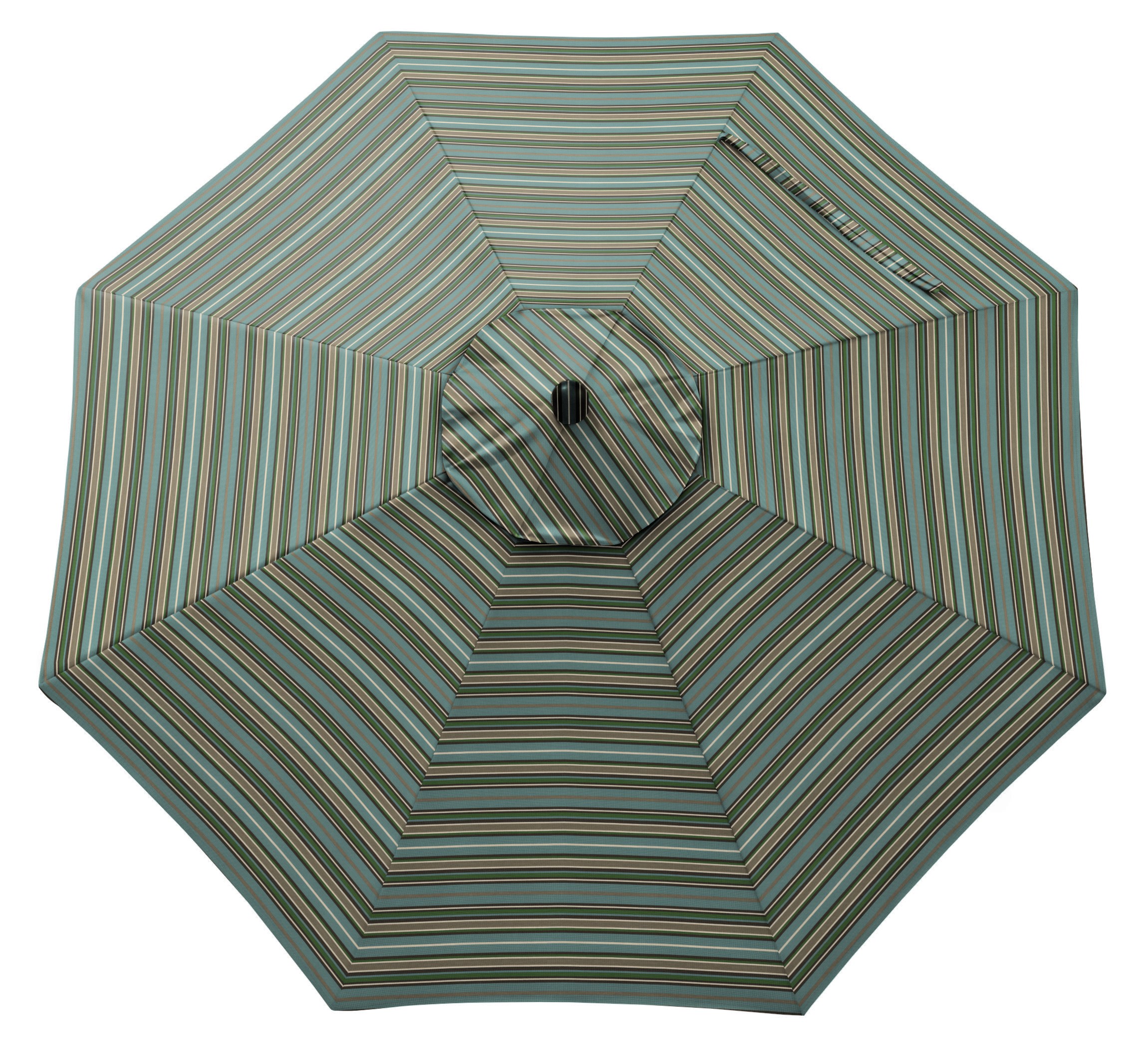 9 ft. Market Umbrella with Auto Tilt Cilantro Stripe Clearance