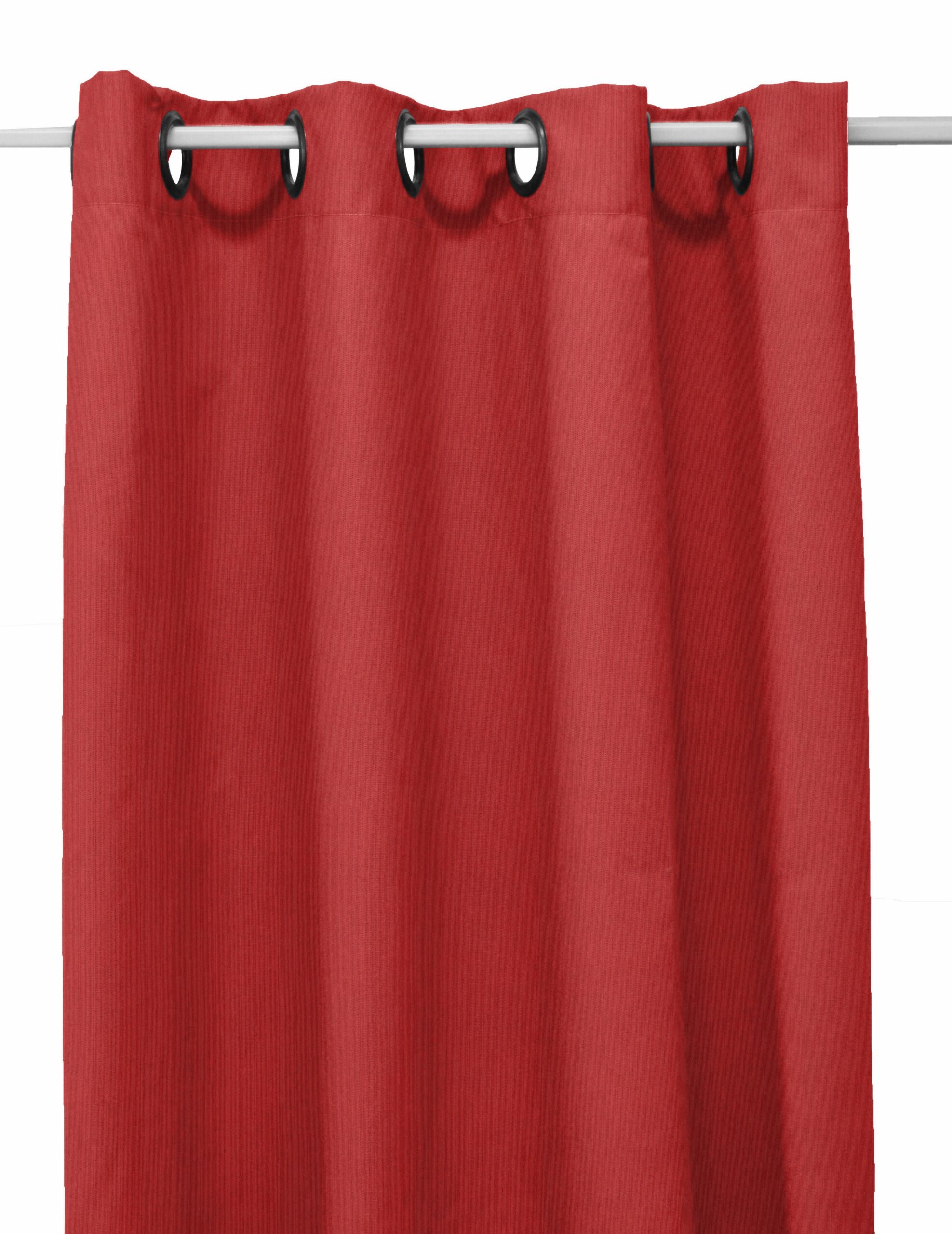 96″ Outdoor Curtain Panel Spectrum Crimson Clearance