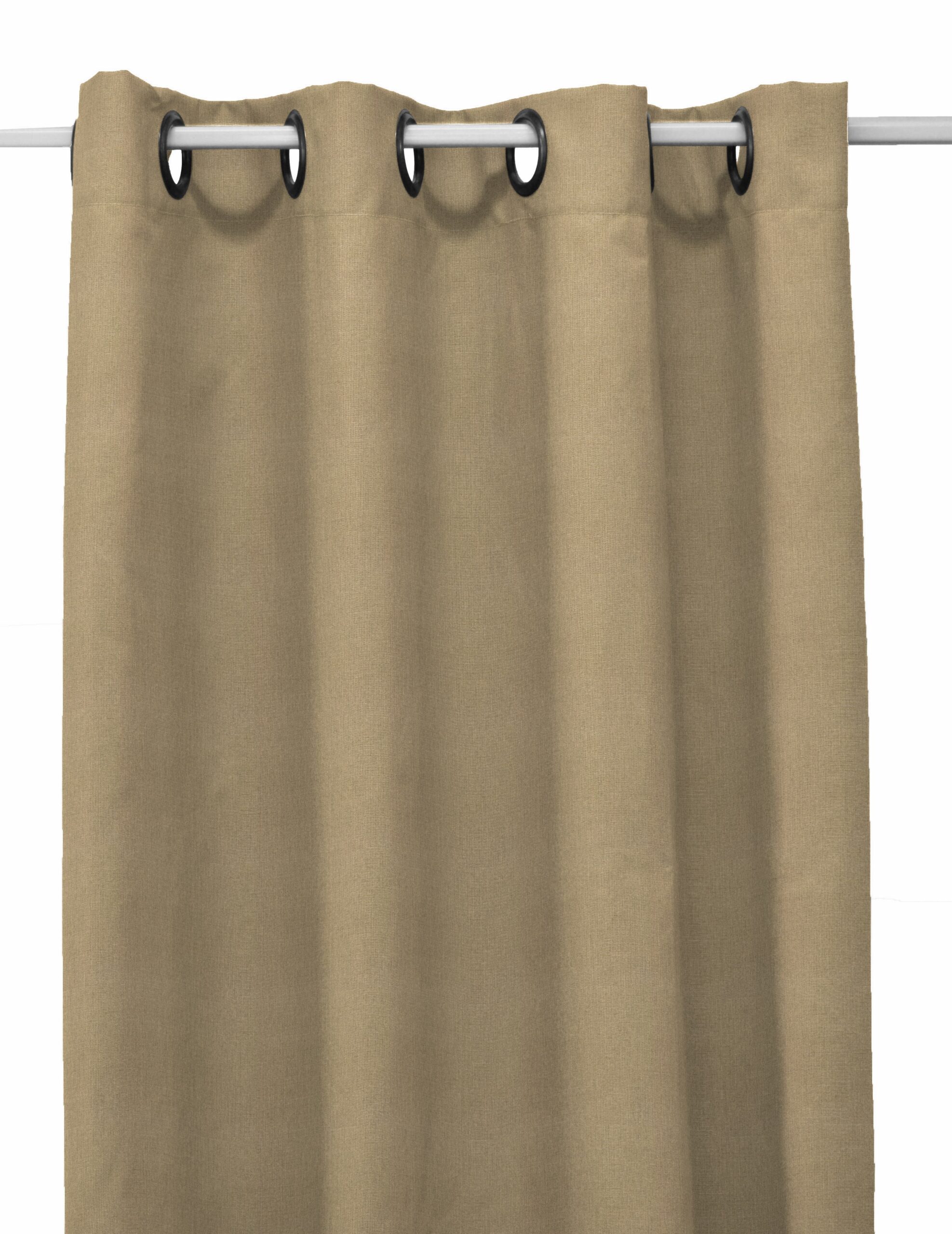 96″ Outdoor Curtain Panel Canvas Heather Beige Clearance