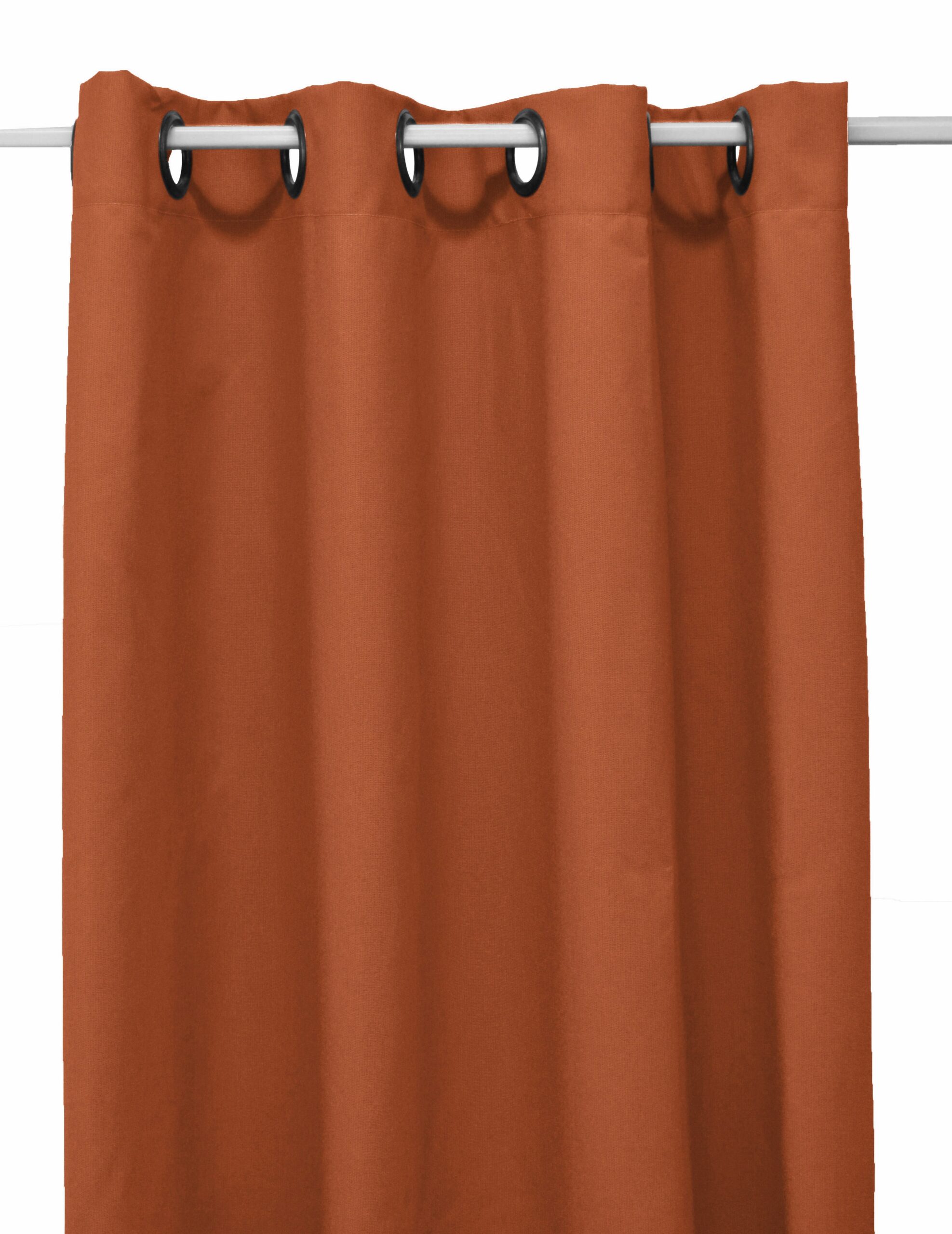 96″ Outdoor Curtain Panel Canvas Rust Clearance